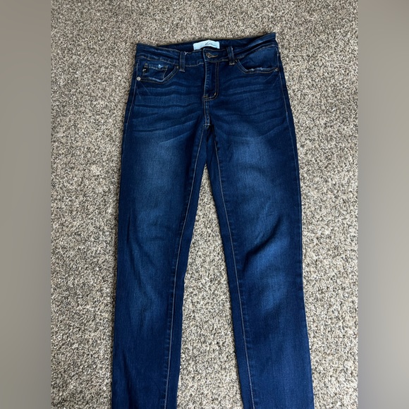 Kancan mid rise super skinny jeans dark wash size 5/26 - Picture 3 of 8